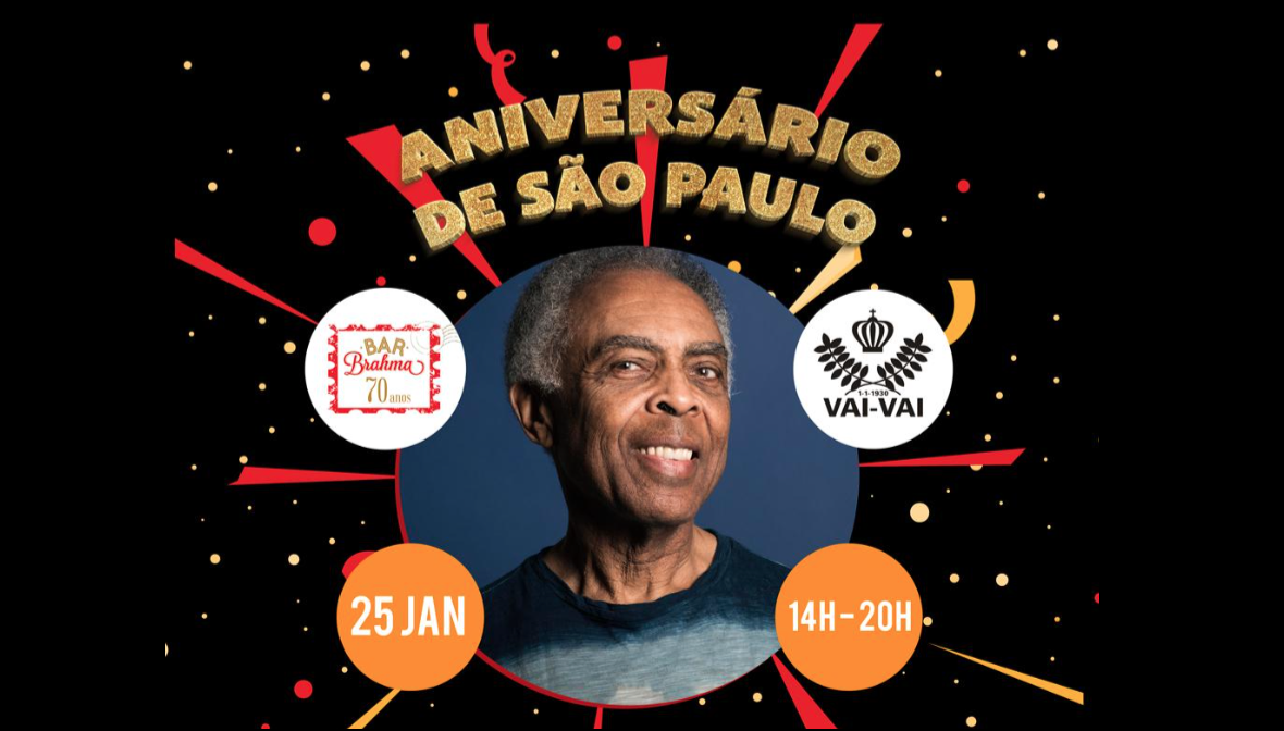 Gilberto Gil celebra aniversário de São Paulo no Bar Brahma 41