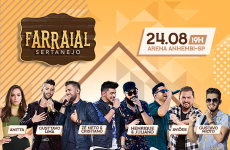 Farraial  2019 traz Gusttavo Lima, Anitta, Zé Neto & Cristiano, Henrique & Juliano, Xand Avião e Gustavo Mioto a São Paulo 41