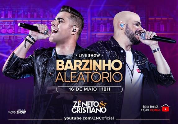 Zé Neto e Cristiano fazem Show Live “Barzinho Aleatório” neste sábado (16) 41