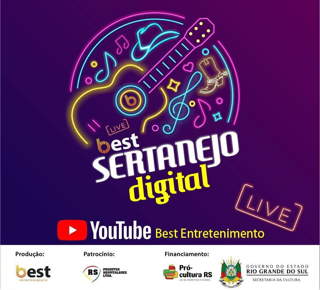 Projeto sertanejo estreia nesta terça-feira com transmissão pelo YouTube  Best Sertanejo Digital apresenta três belas vozes gaúchas 41