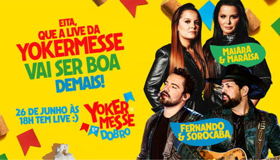 Yokermesse 2021 terá atrações em dobro com live de Maiara & Maraisa e Fernando & Sorocabano dia 26 de Junho 41