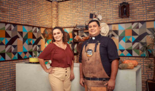 Padre e Bianca Juan Ribeiro TV Aparecida Easy Resize.com | Planeta Country