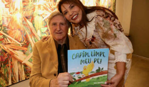 Causa do bem: Sérgio Reis prestigia lançamento de livro infantil “Capim, limpe meu pé”, de Xeila Frederico 77