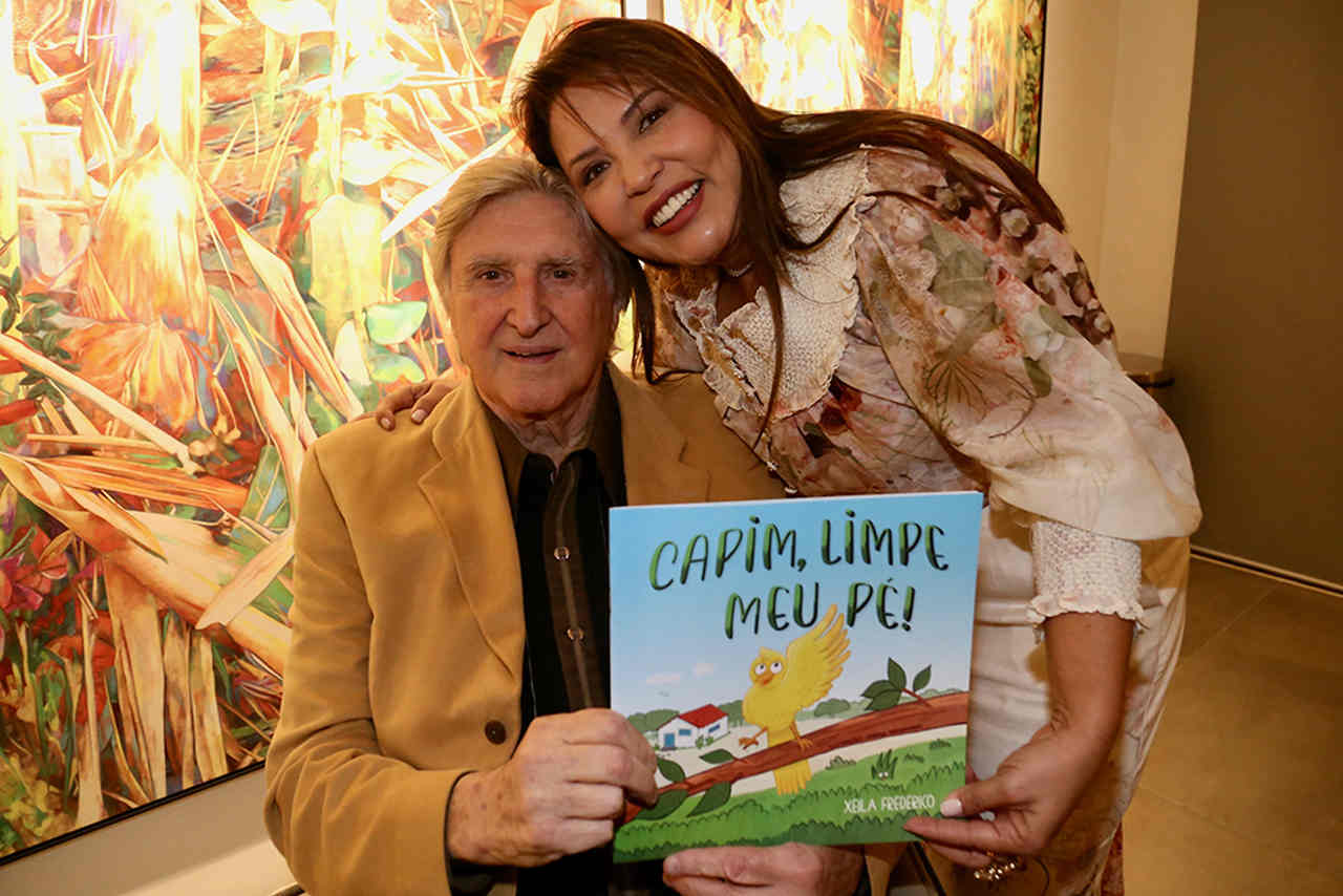 Causa do bem: Sérgio Reis prestigia lançamento de livro infantil “Capim, limpe meu pé”, de Xeila Frederico 41