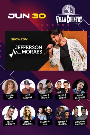 Jefferson Moraes retorna ao Villa Country para show especial nesta quinta-feira, dia 30 de Junho 42