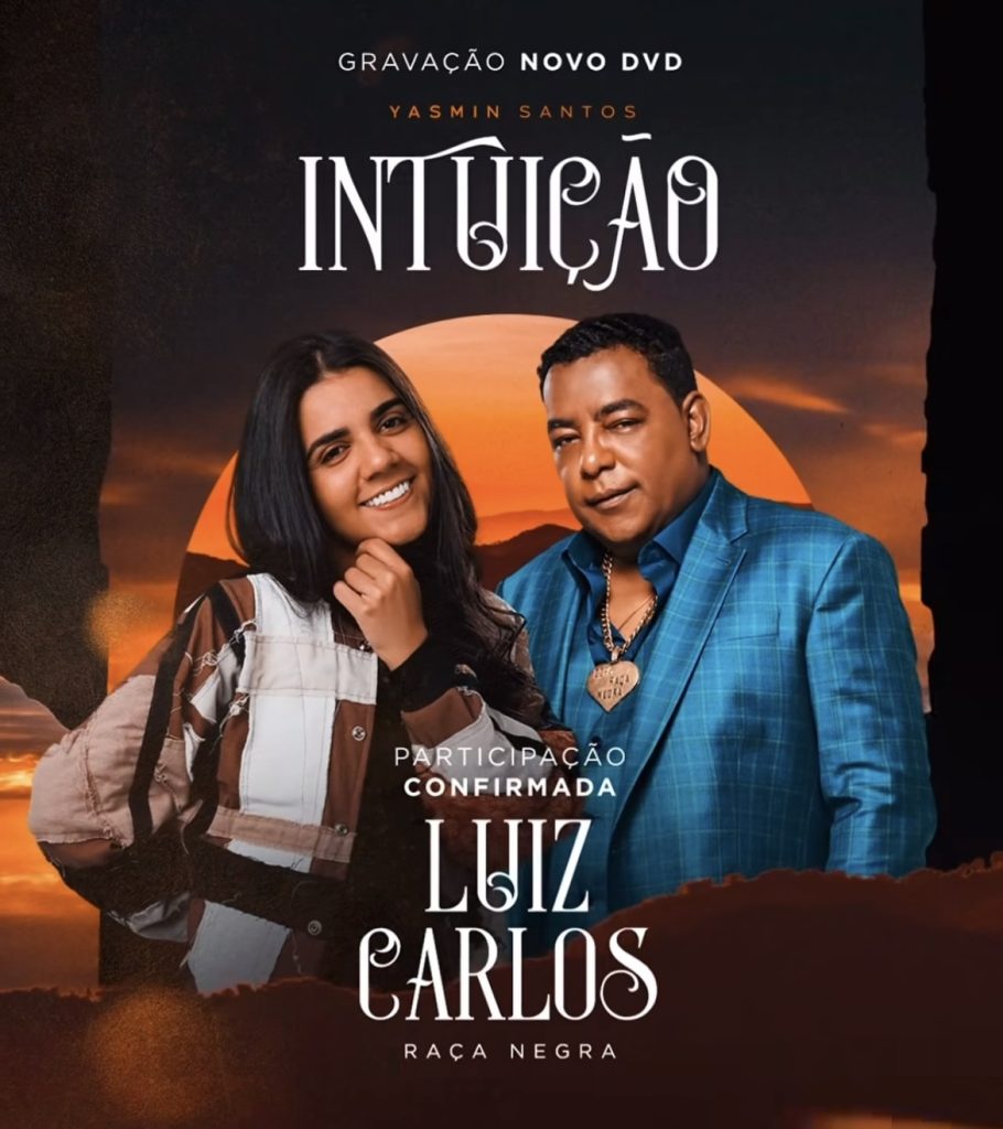 Yasmin Santos Yasmin Santos e Luiz Carlos (Raça Negra) gravam juntos pela primeira vez Yasmin Santos Yasmin Santos e Luiz Carlos (Raça Negra) gravam juntos pela primeira vez