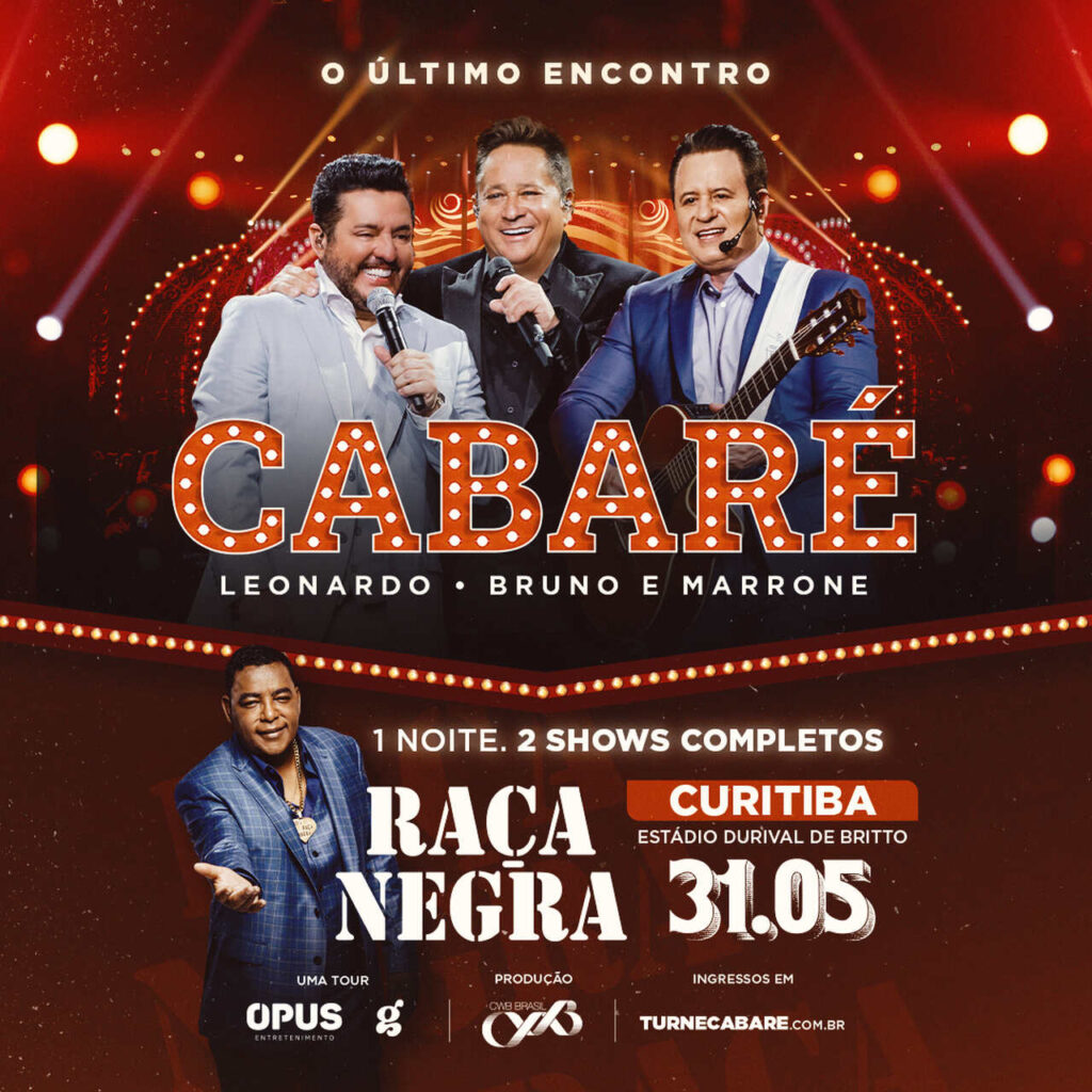 Leonardo Leonardo e Bruno & Marrone levam tour Cabaré a Curitiba Leonardo Leonardo e Bruno & Marrone levam tour Cabaré a Curitiba