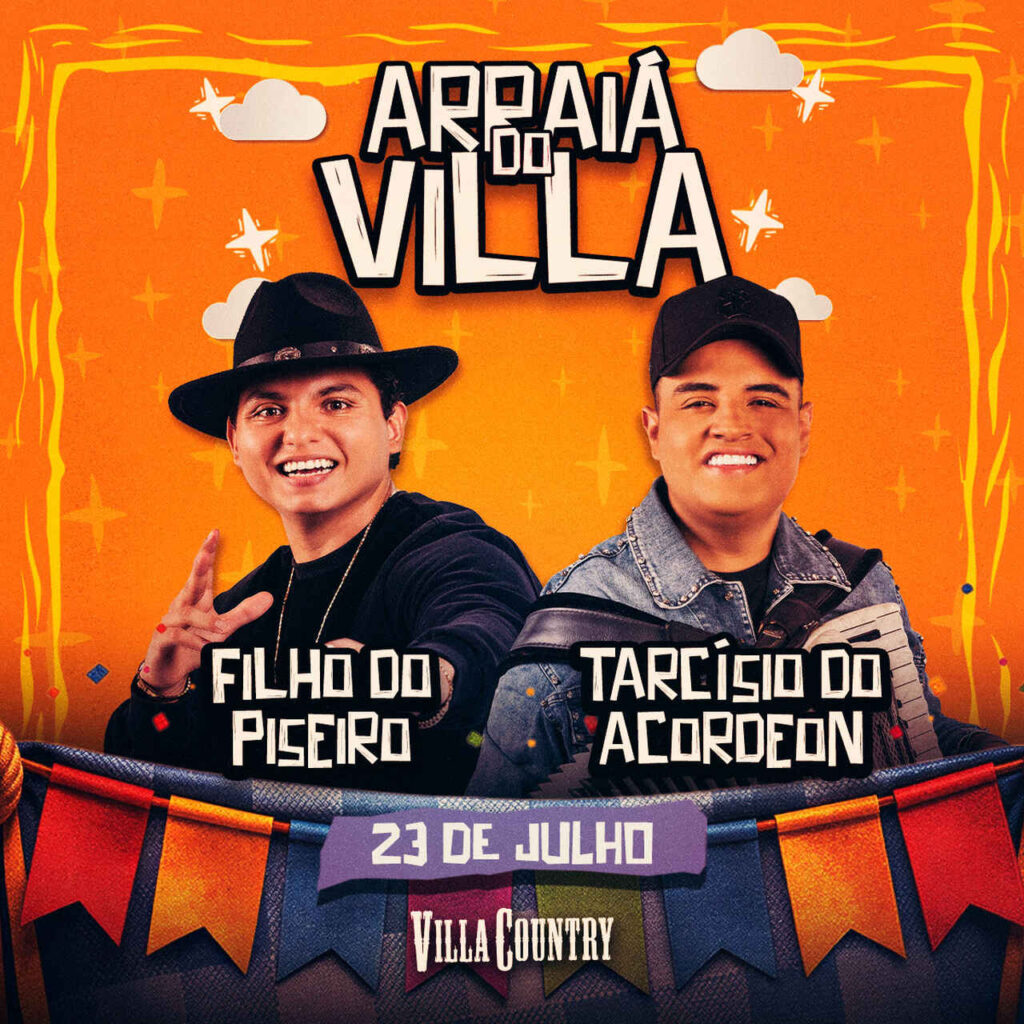 Villa Country Villa Country: Arraiá, Gustavo Mioto e Jeninho em julho Villa Country Villa Country: Arraiá, Gustavo Mioto e Jeninho em julho