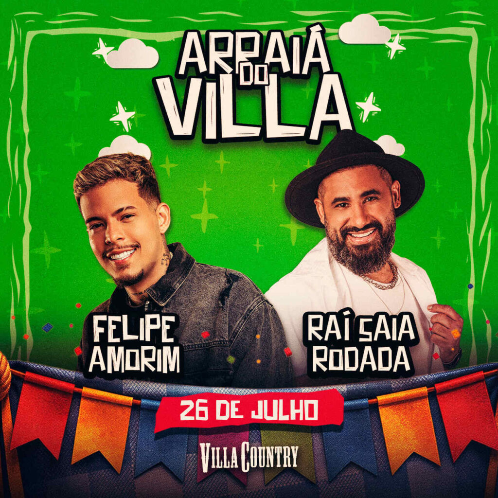 Villa Country Villa Country: Arraiá, Gustavo Mioto e Jeninho em julho Villa Country Villa Country: Arraiá, Gustavo Mioto e Jeninho em julho